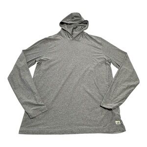 Vuori Strato Tech Hoodie Men’s L Gray Heather Pullover